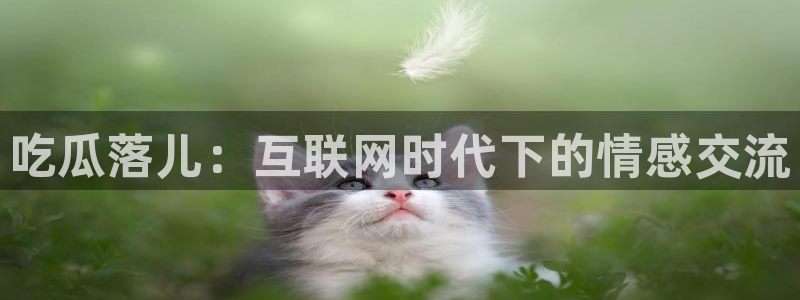 yourport吃瓜网：吃瓜落儿：互联网时代下的情感交流